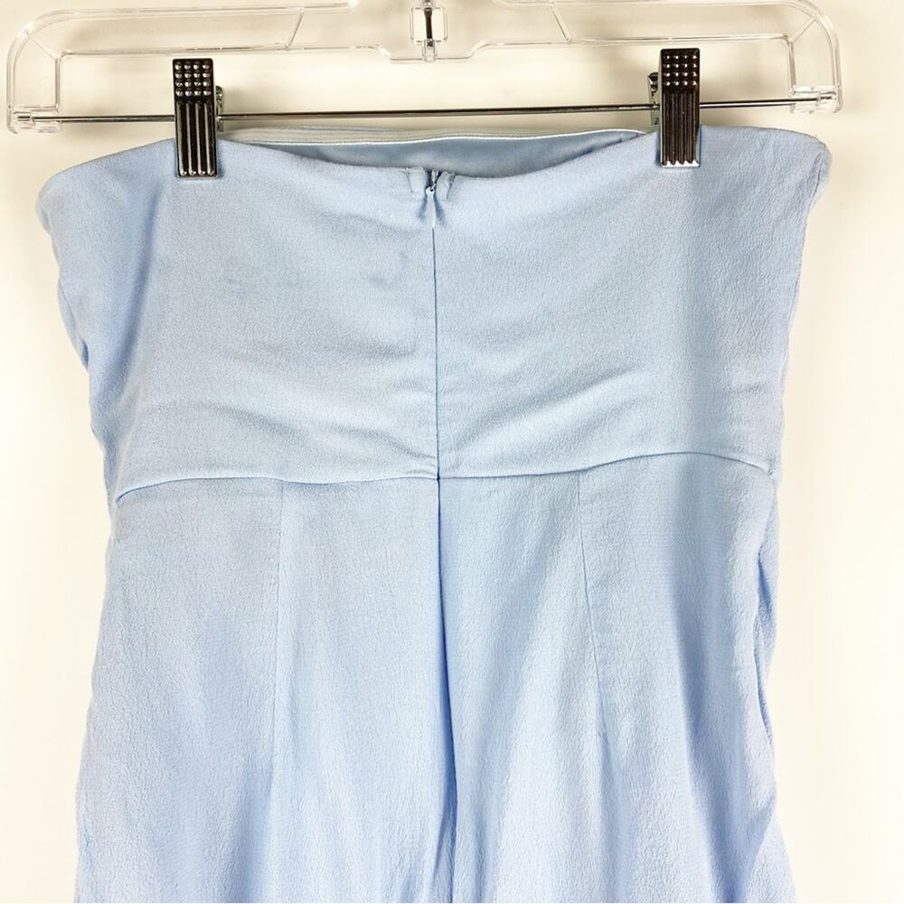 Superdown Roslyn Tulip Dress Baby Blue Strapless Women’s Size Small - Picture 9 of 10